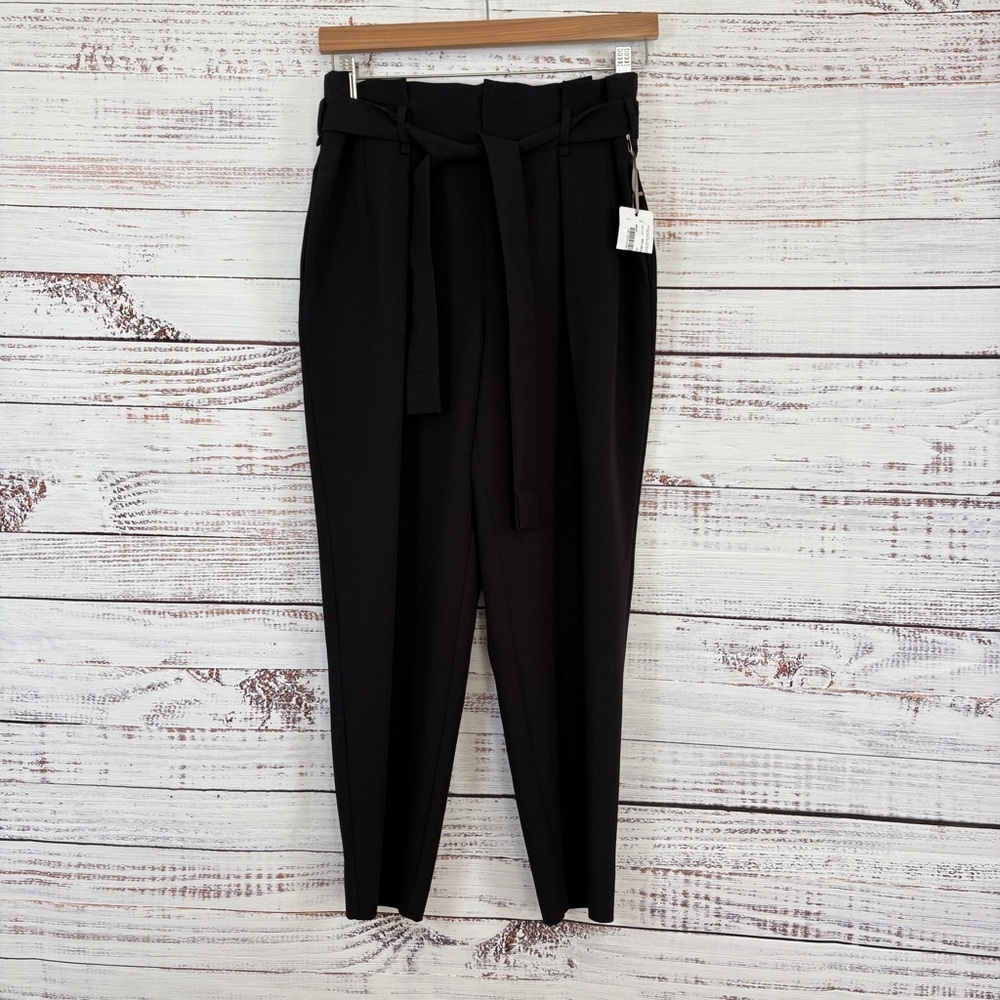 Belle + Sky Black Tapered Leg Dress Pants